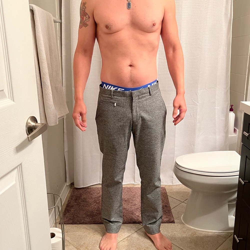 Calvin Klein Grey Slim Fit Pants Size 31